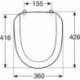 Unitazo dangtis IDO Trevi 91593