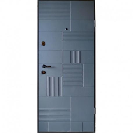 Buto durys MAGDA T12.2-144 86D GRAFITAS JUODA FURNITŪRA