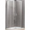 Dušo kabina A2142 100x100 pilka be pado