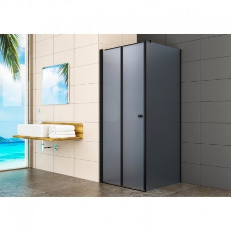 Dušo kabina RAVENA black DW 80x80