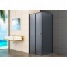 Dušo kabina RAVENA black DW 80x110