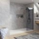 Dušo sienelė CITY Walk-in 55x185