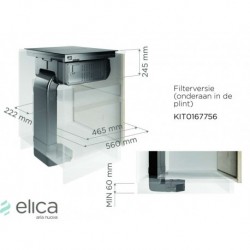 ELICA Recycling kit plinth-in for Nikolatesla  FIT / FIT 3Z / FIT XL / PRIME S / ALPHA / VELVET