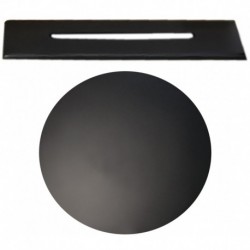 Detalė vonios sifono apdailos Mat black
