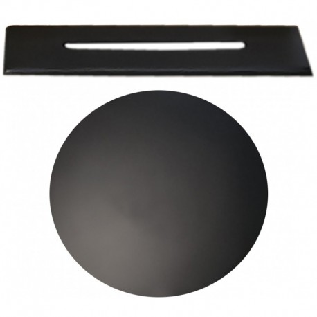 Detalė vonios sifono apdailos Mat black