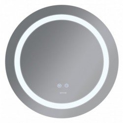 Veidrodis 45628 LED išmanus su funkcija nuo rasojimo, laikrodžiu ir termometru