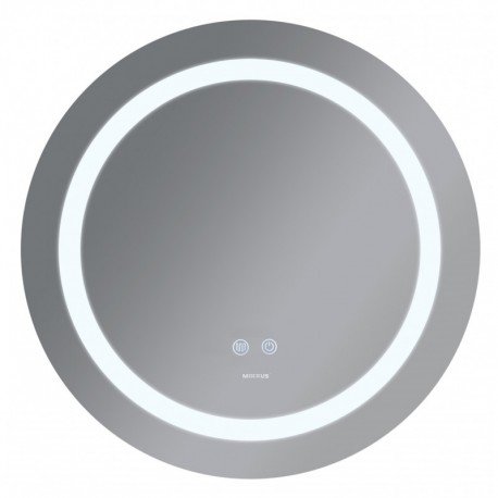 Veidrodis 45628 LED išmanus su funkcija nuo rasojimo, laikrodžiu ir termometru