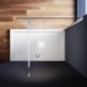 Dušo sienelė CLEAN 100x195 chrome