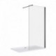 Dušo sienelė CLEAN 80x195 black