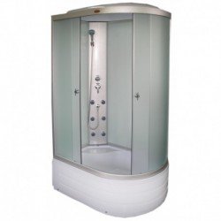  Masažinė dušo kabina R8606 kairė fabric/white