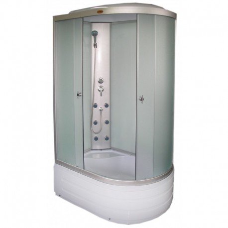  Masažinė dušo kabina R8606 kairė fabric/white