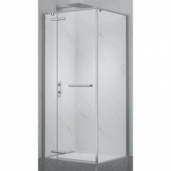 Dušo kabina PRESTIGE 90x90 chrom/skaidri be pado