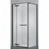 Dušo kabina PRESTIGE 120x90 juoda/skaidri be pado
