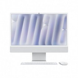 Kompiuteris Apple iMac 24” 4.5K Retina, Apple M4 10C CPU, 10C GPU/24GB/512GB SSD/Silver/INT 