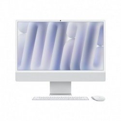 Kompiuteris Apple iMac 24” 4.5K Retina, Apple M4 8C CPU, 8C GPU/16GB/256GB SSD/Silver/RUS 