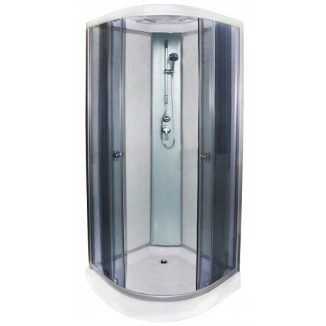 Dušo kabina R8603 100x100 grey/white