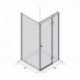 Dušo kabina AQUALUX Hinged DW 90x90, dešininė