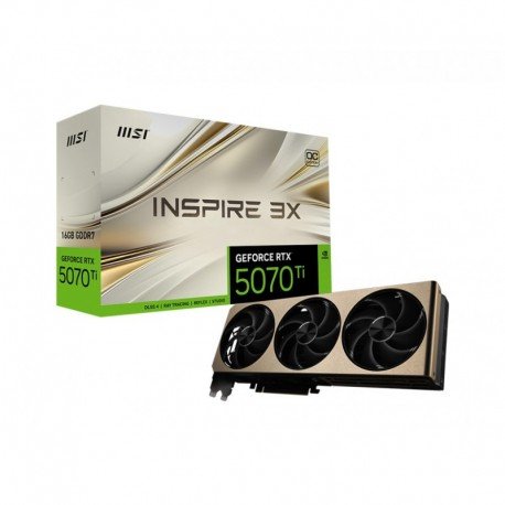 Vaizdo plokštė MSI GeForce RTX 5070 Ti 16G INSPIRE 3X OC PLUS