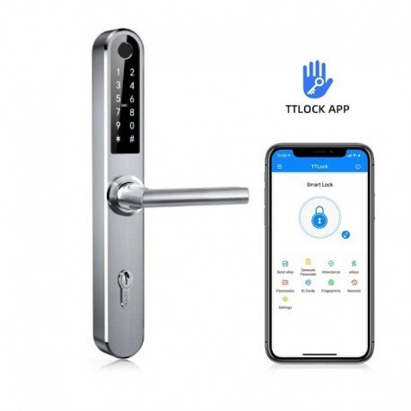 Išmanioji durų rankena iNOVO C72/C92 Waterproof IP55 Bluetooth