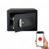 Baldinis seifas YALE  aukštis 25cm,plotis 35cm su elektrine spyna. Yra galimybė atrakinti telefonu