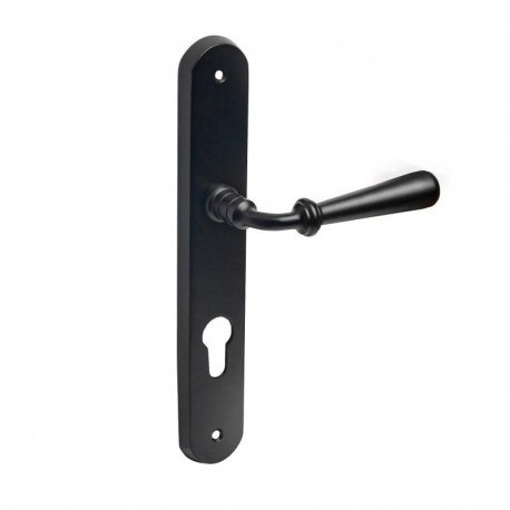 Rankena KORA Y72mm  juoda  kaltinis  metalas  pora 