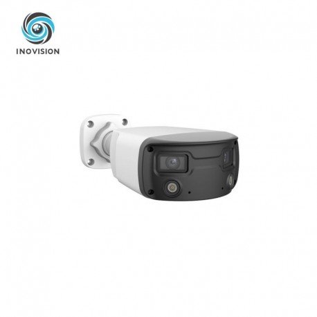 4MP dvigubo lęšio 160 laipsnių matymo kampo cilindrinė IP vaizdo kamera