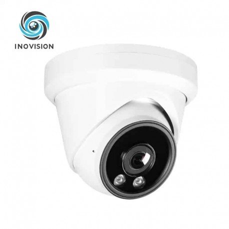 6MP plataus matymo kampo kupolinė vaizdo kamera balta