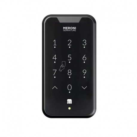 Spintelių durų užraktas spyna maxi juoda PIN kodai RFID. Užsakoma!