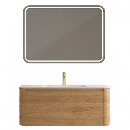 Vonios kambario spintelė su praustuvu ALOE 100 pakabinama