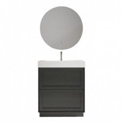 Vonios kambario spintelė su praustuvu CHERRY 75 pakabinama