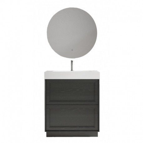 Vonios kambario spintelė su praustuvu CHERRY 75 pakabinama