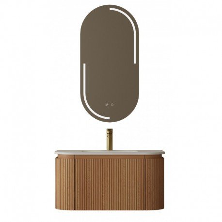 Vonios kambario spintelė su praustuvu FLORA 80 pakabinama