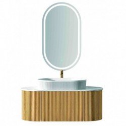 Vonios kambario spintelė su praustuvu LILY 100 pakabinama