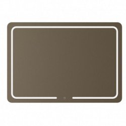 Veidrodis LOTUS 100 su LED apšvietimu