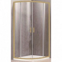 Dušo kabina A2142 90x90 GOLD skaidri be pado