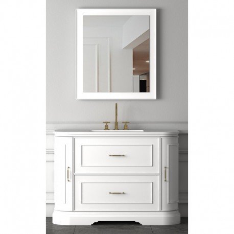 Vonios kambario spintelė su praustuvu ORCHID 120 balta