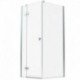 Dušo kabina AQUALUX Hinged DW 90x100, kairinė