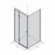 Dušo kabina AQUALUX Hinged DW 90x100, kairinė