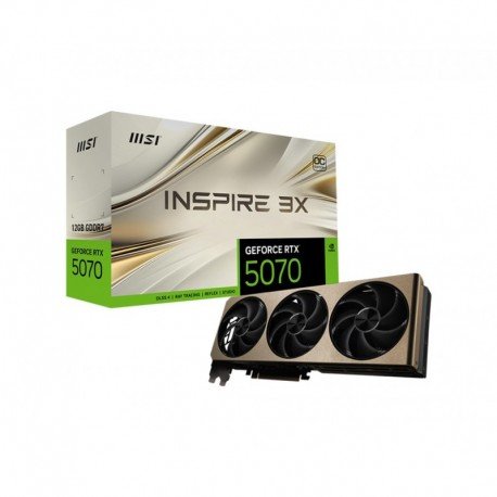 Vaizdo plokštė MSI GeForce RTX 5070 12G INSPIRE 3X OC