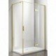 Dušo kabina WM1231 90x90 GOLD skaidri be pado