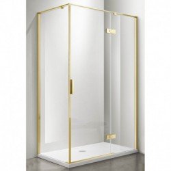 Dušo kabina WM1231 90x90 GOLD skaidri be pado