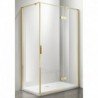 Dušo kabina WM1231 90x90 GOLD skaidri be pado