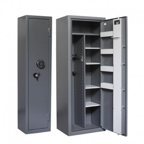 Baldinis seifas SC su raktine spyna ir su pertvara ir pranešimais telefone 1490x540x700mm