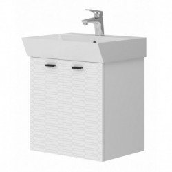 Vonios kambario spintelė su praustuvu Piccolo PC-50 balta pakabinama