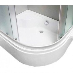 Padas dušo kabinai pusiau gilus 100x80 kairinis