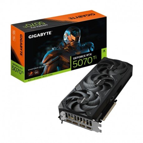 Vaizdo plokštė Gigabyte GeForce RTX 5070 Ti WINDFORCE OC SFF 16G