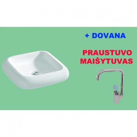  Praustuvas GRG-4620 DOVANA maišytuvas 13205D