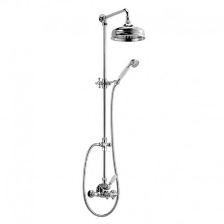 Dušo sistema HUBER Croisette 590.CS21H.CR su termostatiniu maišytuvu