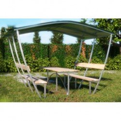 Pavėsinė Nevada 6m uždengtas stogas