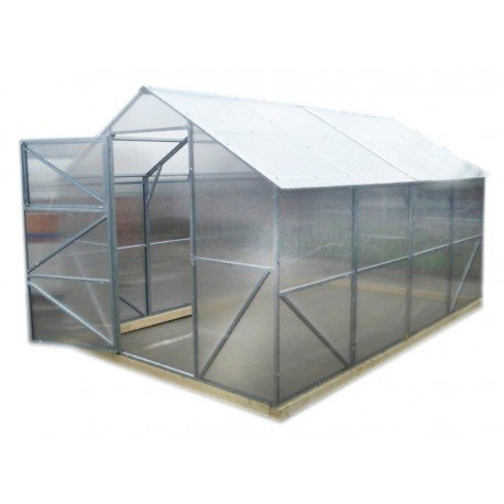 Šiltnamis Klasikinis Eko 2.5x6 polikarbonatinis surenkamas šlaitinis